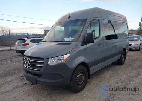 2024 Mercedes-Benz Sprinter 2500 Standard Roof 4-Cyl Diesel Ho from USA, damaged, VIN W1W4NBHY2RP667170